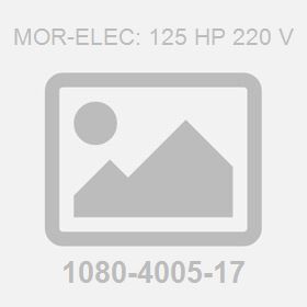 Mor-Elec: 125 HP 220 V